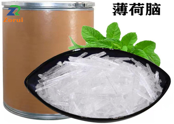 Giá tốt. Menthol Tinh thể Bạc hà Long não 2216-51-5 99% Chiết xuất Bạc hà CAS 89-78-1 trực tuyến